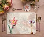 Set 2 rectangular placemats Winter Garden, 100% Made in Italy