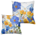 Cushion «Alpi Flora», 100% Made in Italy - The Napking