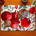 Grenade Set of 2 Rectangular Hardboard Placemats - The Napking