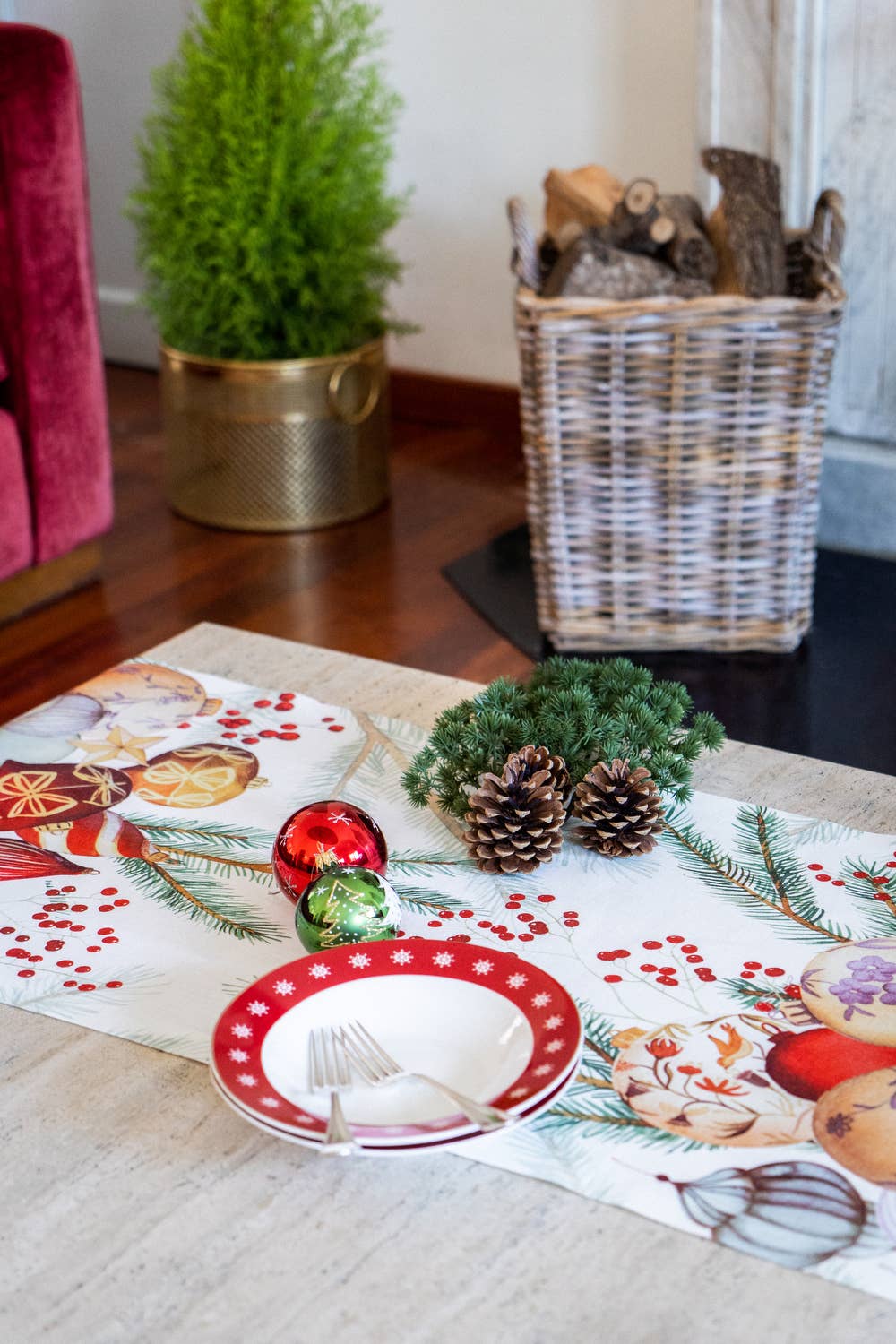 Runner in lino «Jingle» 100% Made in Italy