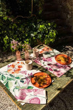 Set 4 Tovagliette Bouganvillea Lino 100% Made in Italy