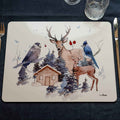 Buck Set of 2 Rectangular Placemats Hardboard and Cork 100% Made in Italy