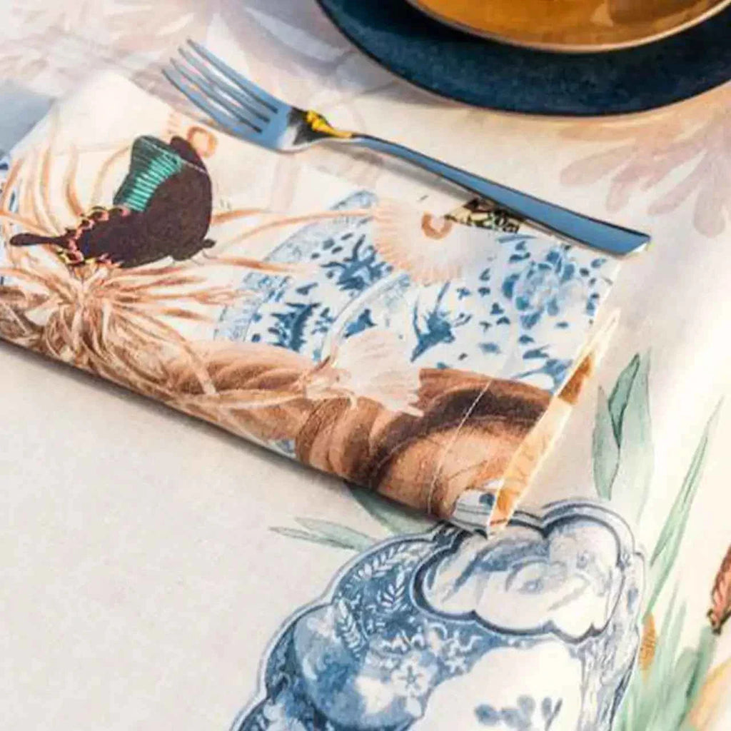 Set of 4 Napkins «Piatti» 100% Made in Italy