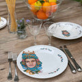 Set 3+3 Plates Teste Di Moro 100% Made in Italy