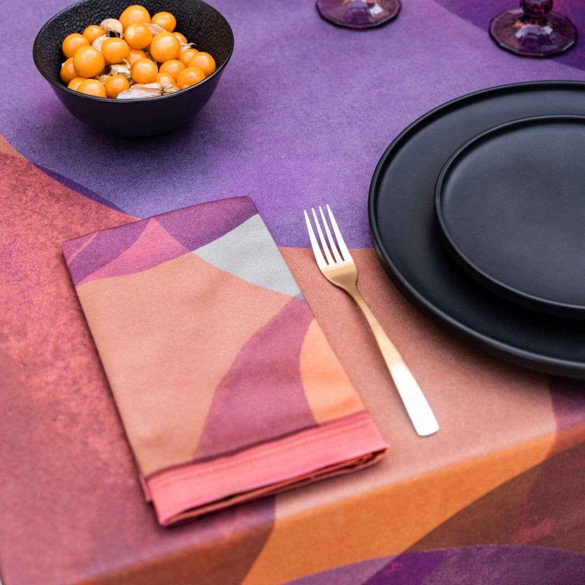 Set of 4 Napkins Bubbles 100% Made in Italy