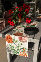 Linen Runner 38x220 cm  «Edward» 100% Made in Italy