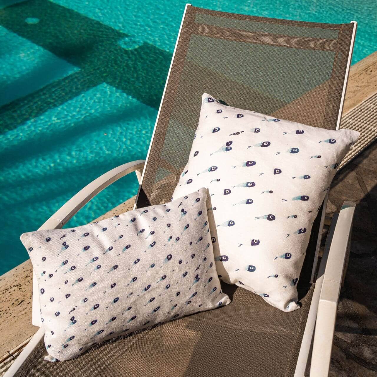 Cushion «Aequor», 100% Made in Italy