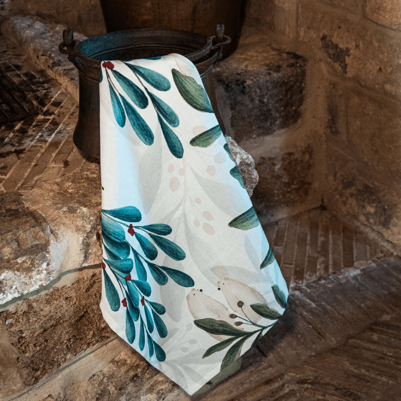 Kitchen Towels «Rudolph», 100% Made in Italy The Napking