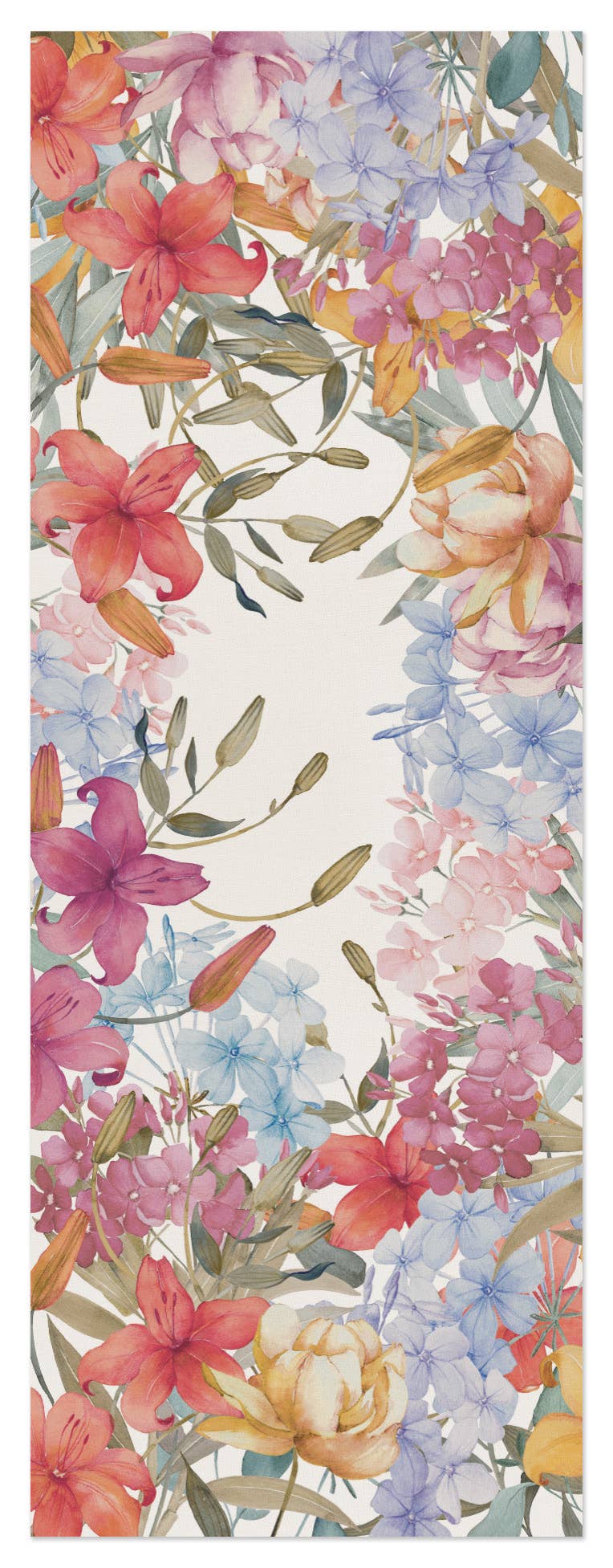 Premium Linen Runner «Oleandro» 100% Made in Italy