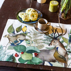 Set of 4 Placemats «Caccia» Linen 100% Made in Italy