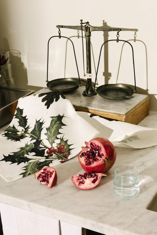 Kitchen Towels «Ilex», 100% Made in Italy