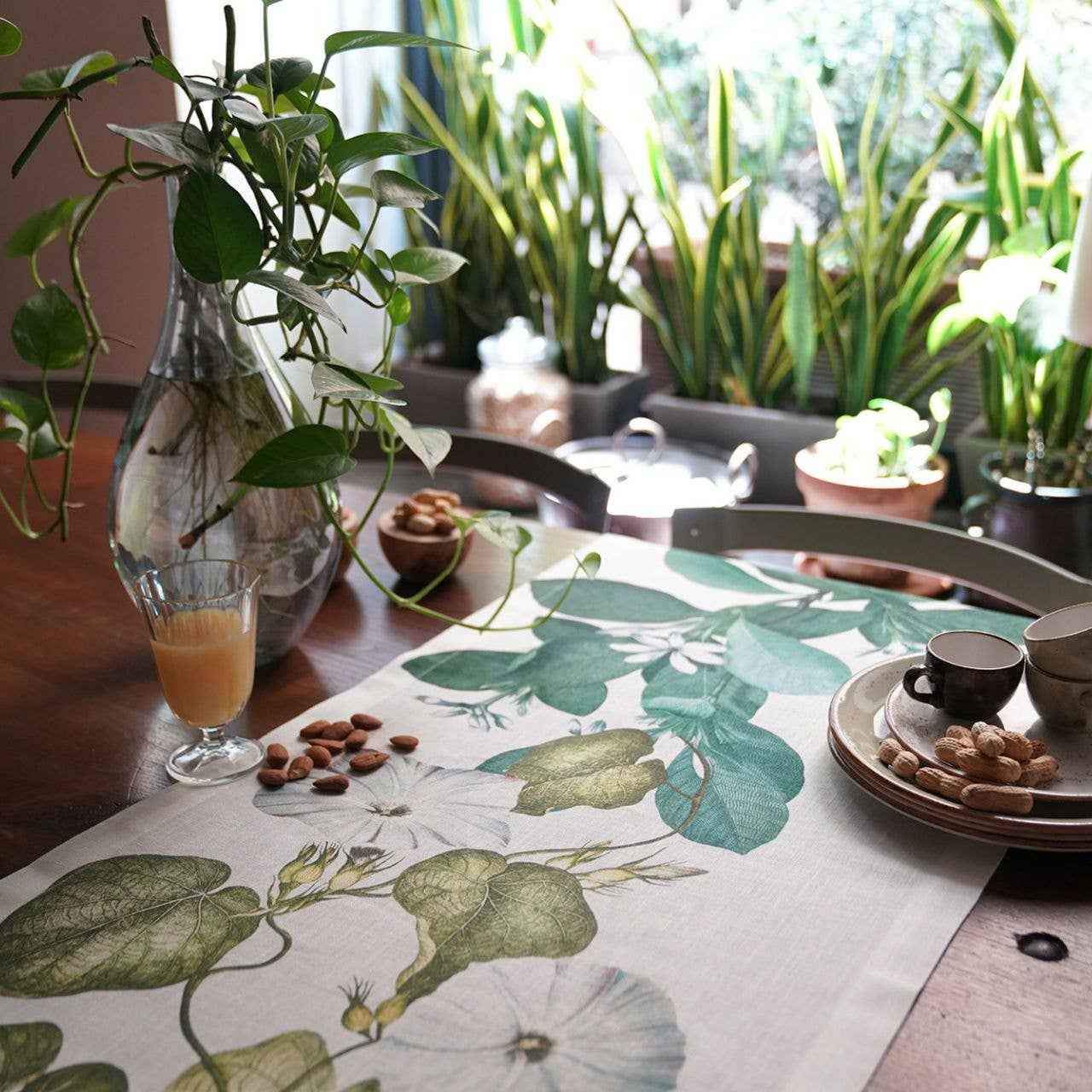 Linen Runner Knighthia 100% Made in Italy