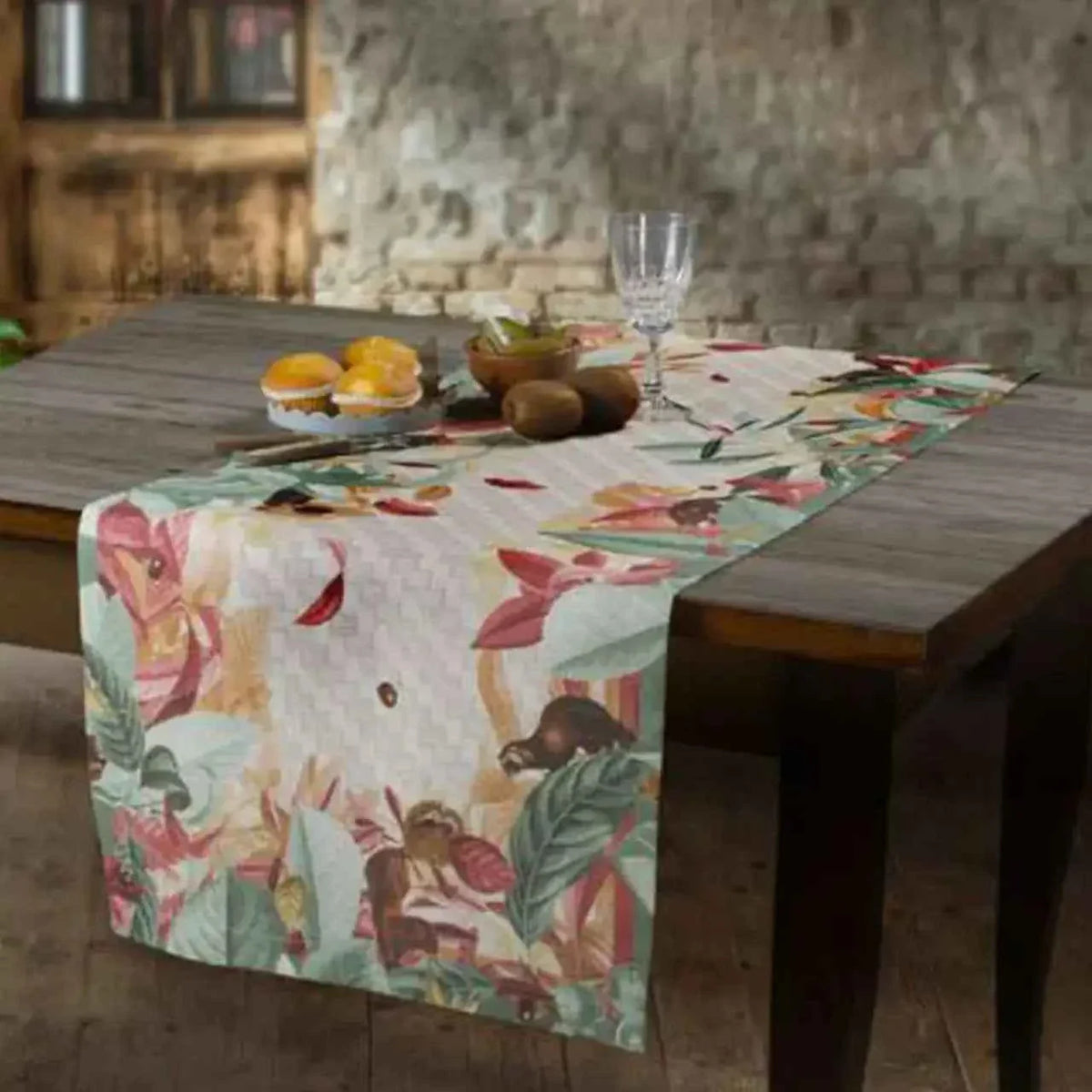 Pure Linen Runner «Bosco» 100% Made in Italy