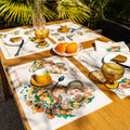 Set of 4 Placemats «Medoro» Linen 100% Made in Italy - The Napking