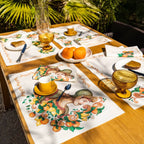 Set of 4 Placemats «Medoro» Linen 100% Made in Italy - The Napking