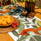 Cotton Satin Runner «Titou» 100% Made in Italy