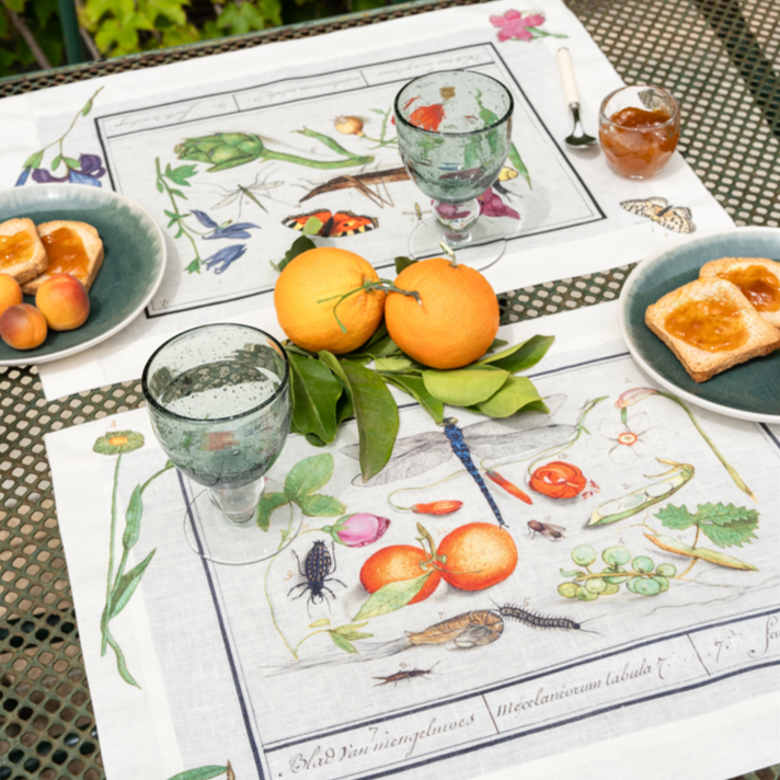 Set of 4 Placemats «Anselmus» 100% Made in Italy
