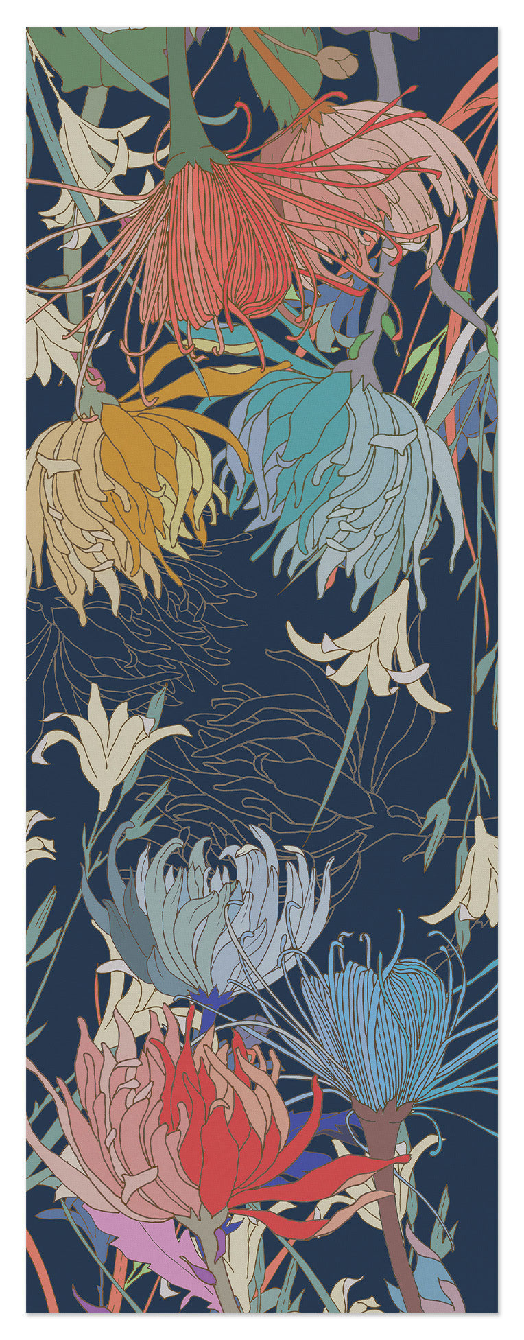 Premium Linen Runner «Akiko» 100% Made in Italy The Napking