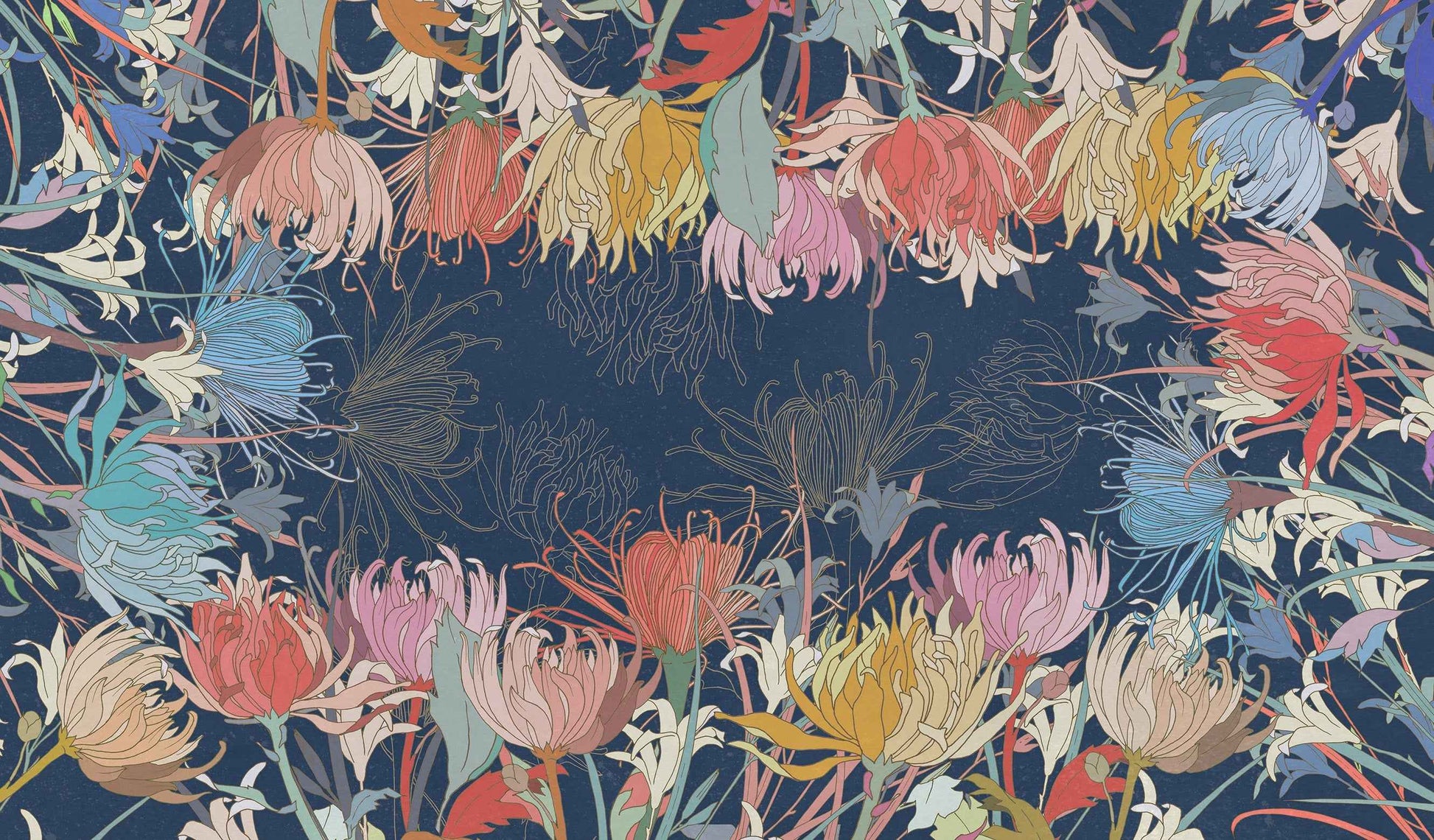 Premium Linen Tablecloth «Akiko» 100% Made in Italy