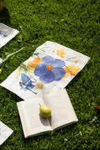 Set of 4 Placemats «Alpi Flora» Linen 100% Made in Italy - The Napking