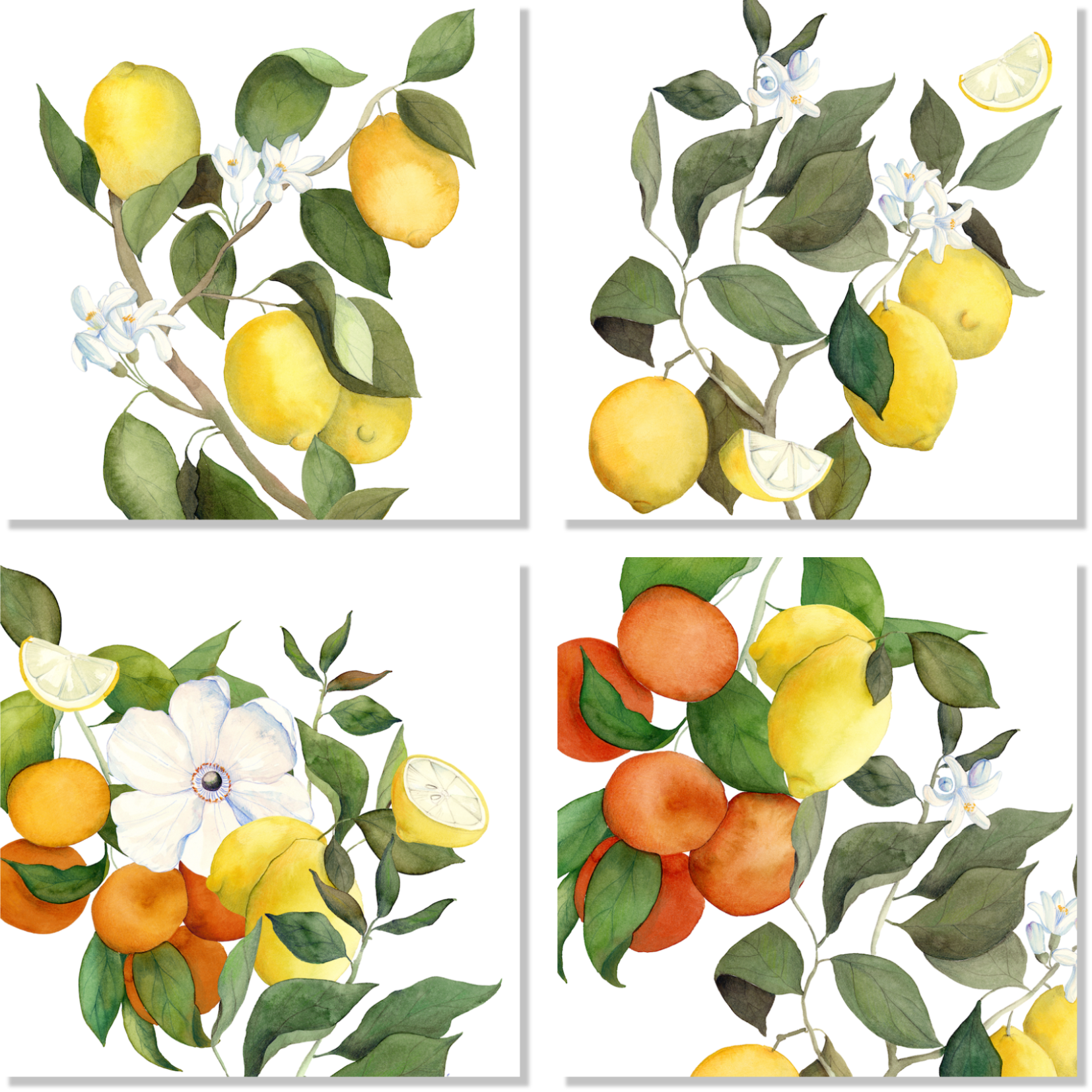 Set Of 4 Napkins Amalfi 100% Made in Italy The Napking