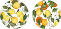 Set di 2 tovagliette rotonde in faesite Amalfi 100% Made in Italy