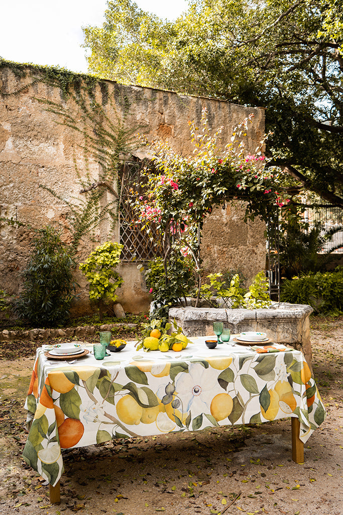 Nappe en lin Amalfi 100 % fabriquée en Italie