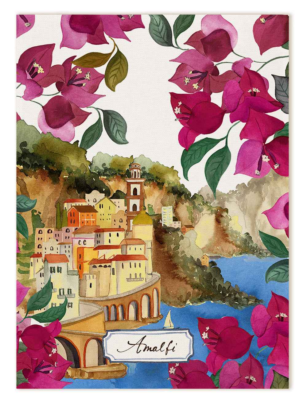Kitchen Towels «Amalfi24», 100% Made in Italy