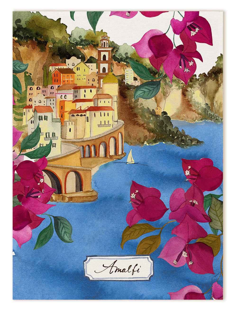 Kitchen Towels «Amalfi24», 100% Made in Italy