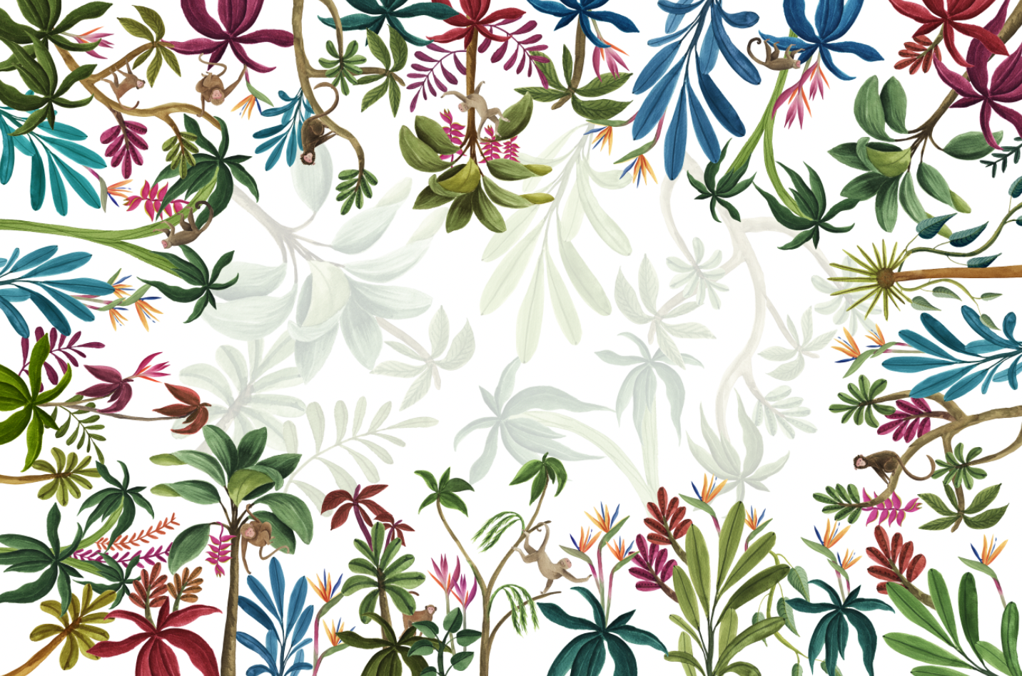 Satin Tablecloths «Amazzonia» 100% Made in Italy The Napking