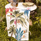 Cotton Satin Runner «Amazzonia» 100% Made in Italy - The Napking