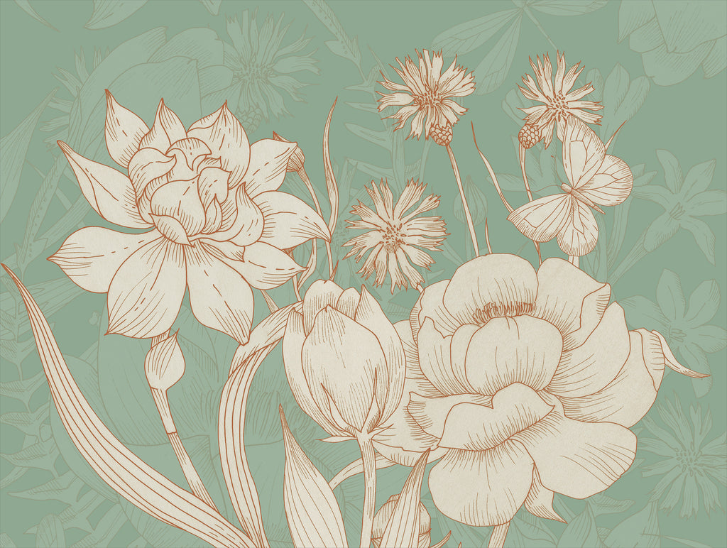 Set of 2 rectangular hardboard placemats «Amelie», 100% Made in Italy