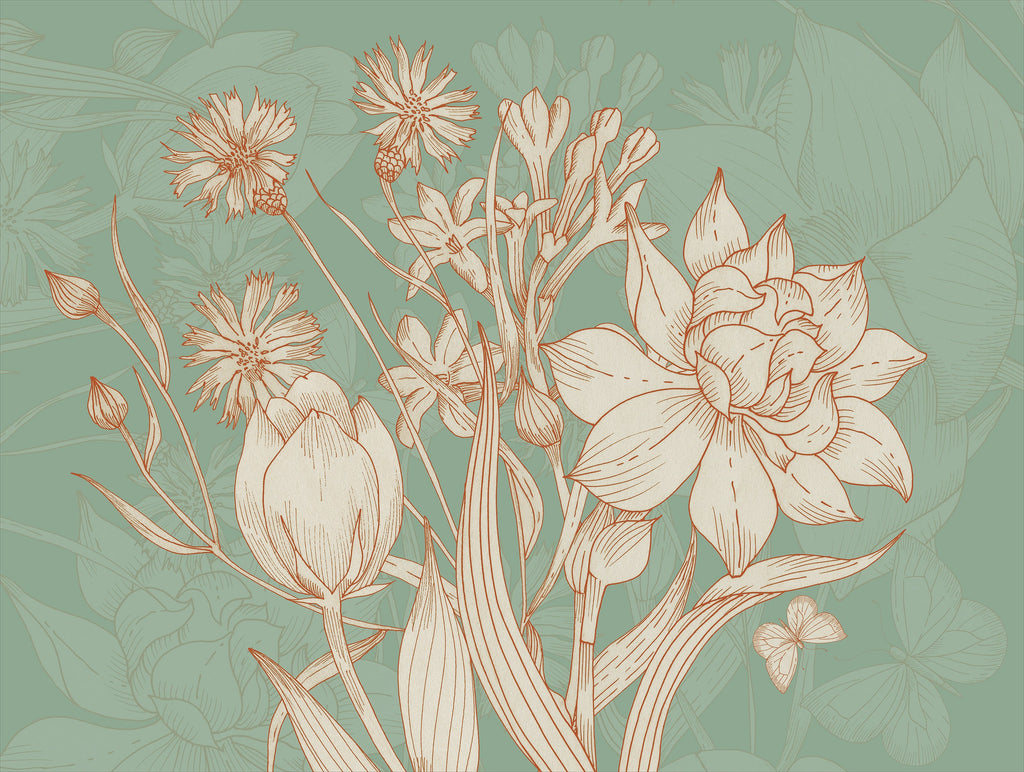 Set of 2 rectangular hardboard placemats «Amelie», 100% Made in Italy