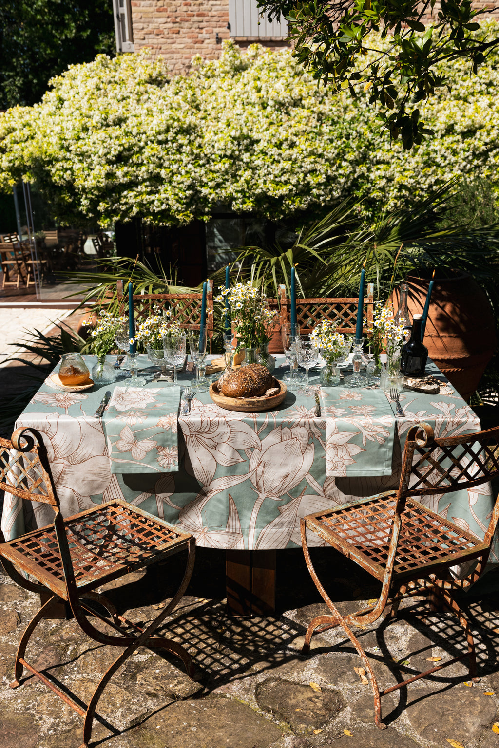 Tovaglia in raso «Amelie» 100% Made in Italy