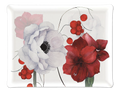 Anemoni acrylic tray with printed linen floral design by The Napking