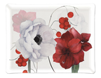 Anemoni acrylic tray with printed linen floral design by The Napking