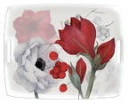 Anemoni acrylic tray with printed linen floral design by The Napking