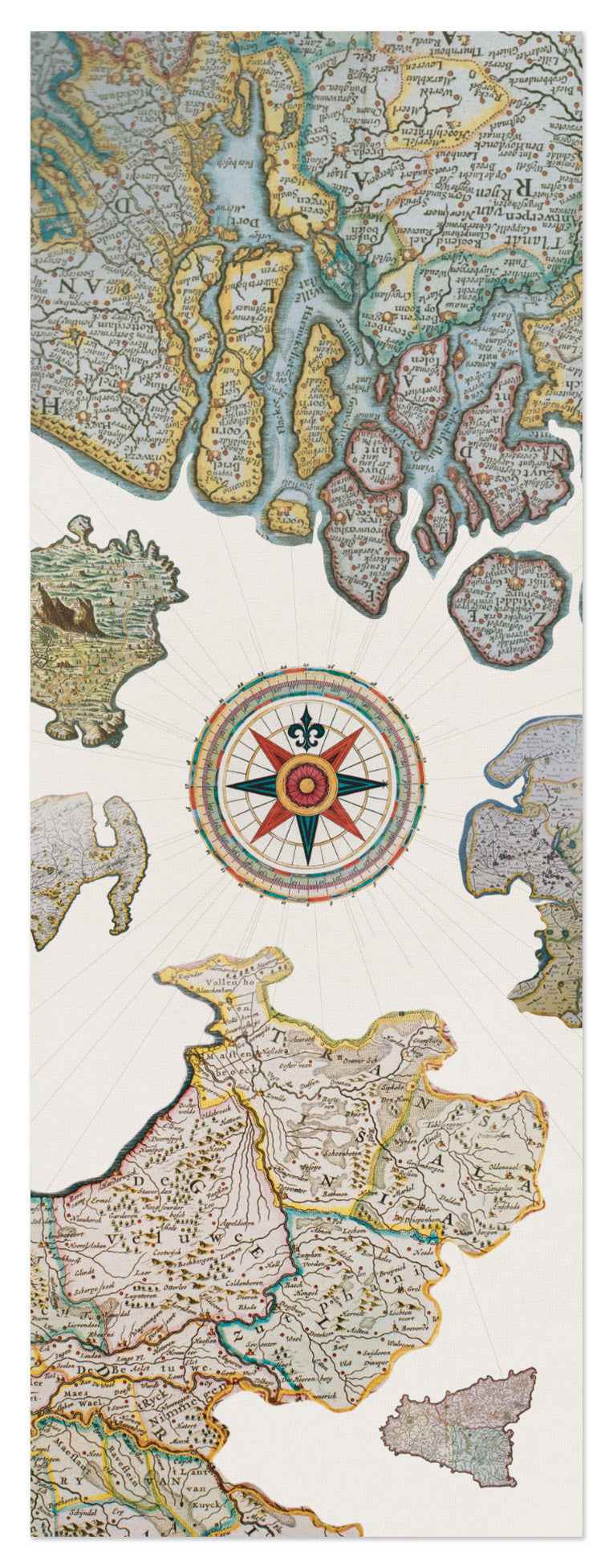 Linen Runner «Atlas» 100% Made in Italy