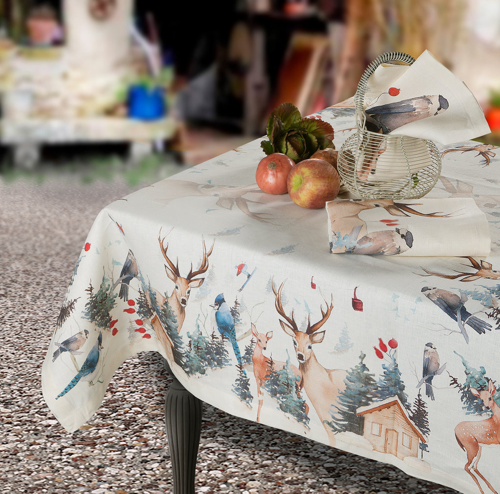 Tovaglia in lino Buck 100% Made in Italy