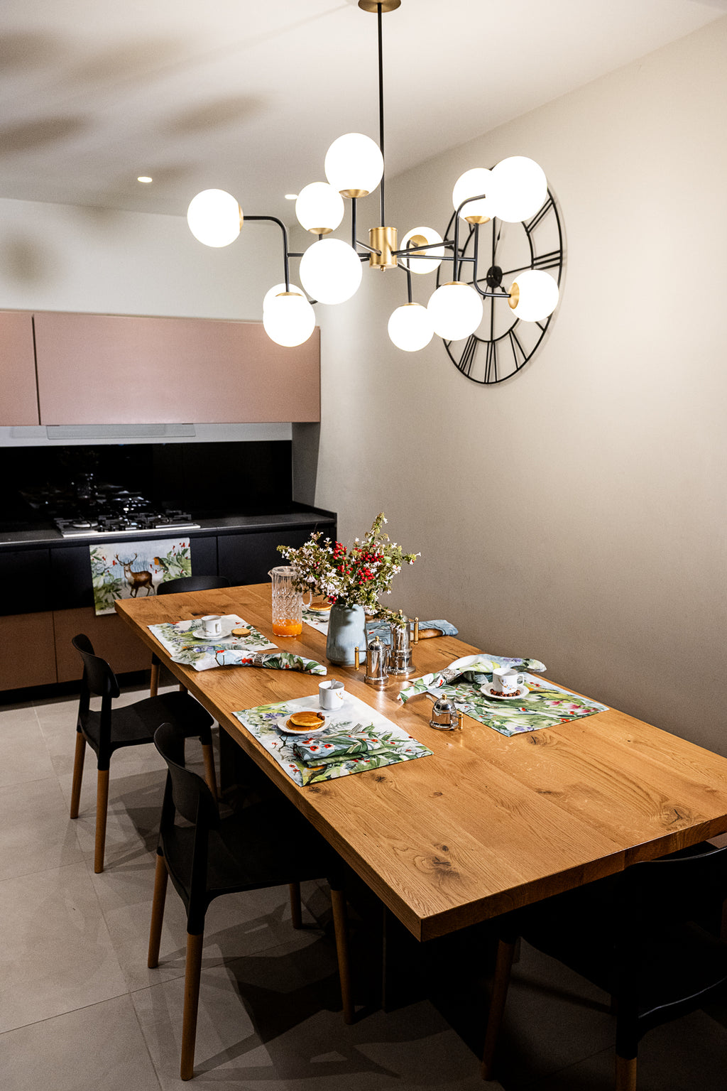 Set of 4 Placemats «Beaumont» Linen 100% Made in Italy