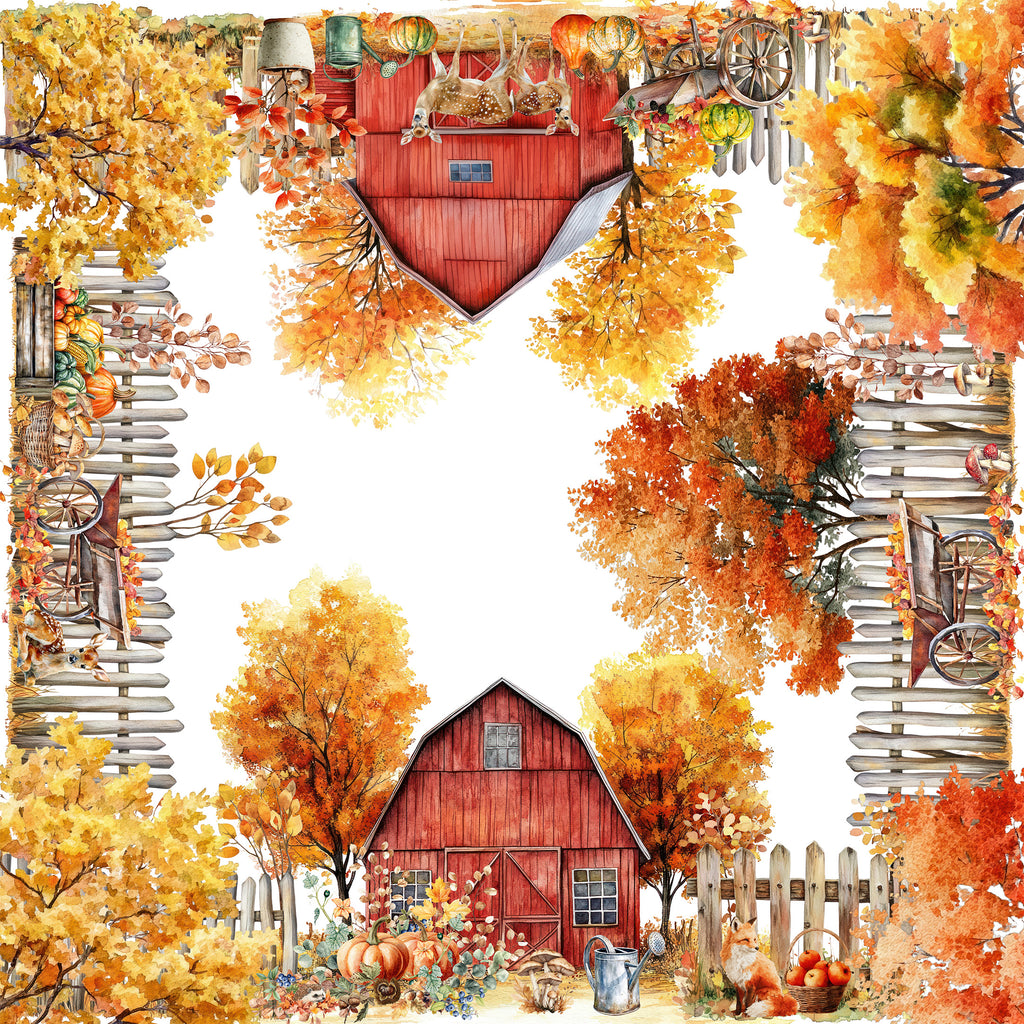 Betulla tablecloth pure linen 110x110 cm with birch-inspired woodland print image 8