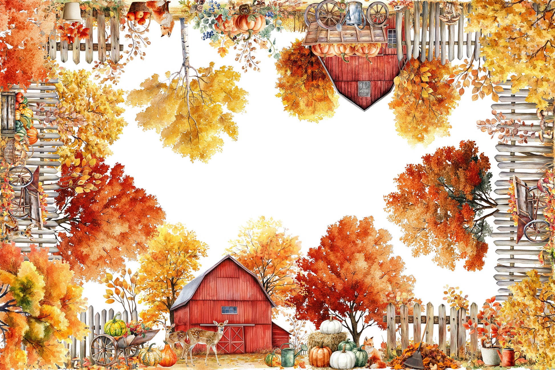 Betulla tablecloth pure linen 180x270 cm with birch-inspired woodland print image 5