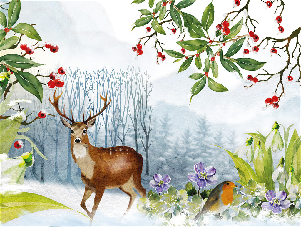 Set of 2 rectangular hardboard placemats «Beaumont», 100% Made in Italy