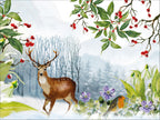 Set of 2 rectangular hardboard placemats «Beaumont», 100% Made in Italy