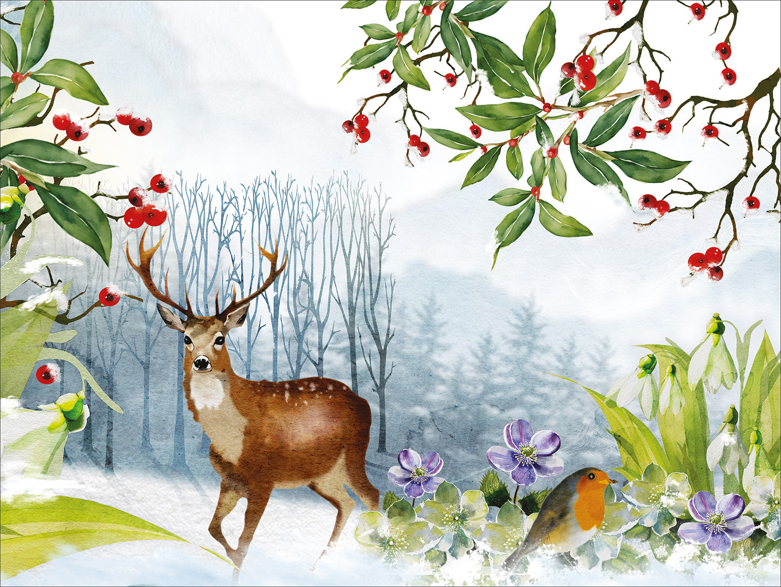 Set of 2 rectangular hardboard placemats «Beaumont», 100% Made in Italy