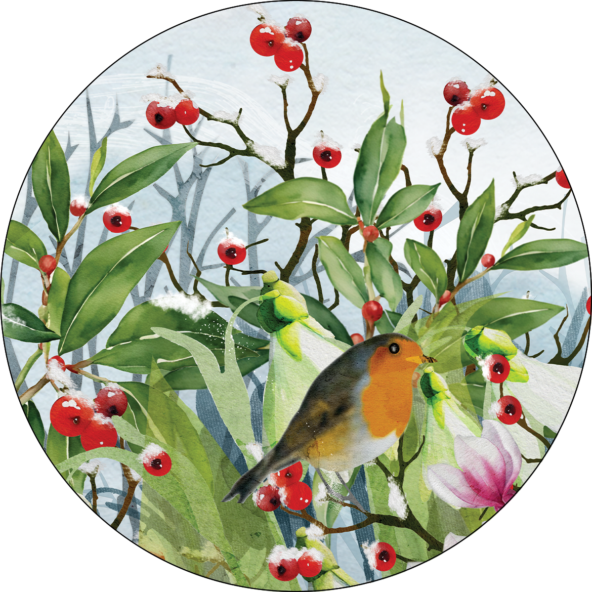 Set of 2 coasters «Beaumont» wood cork – 100% Made in Italy - The Napking