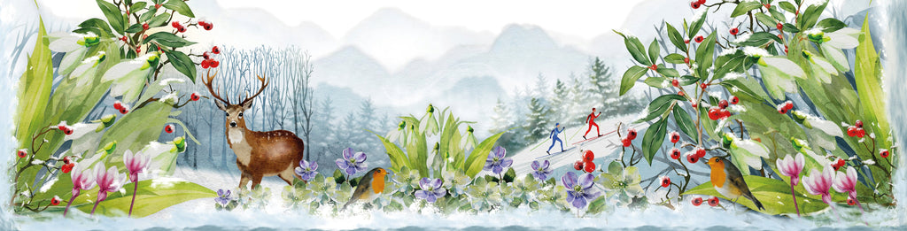 Pure Linen Runner «Beaumont» 100% Made in Italy The Napking