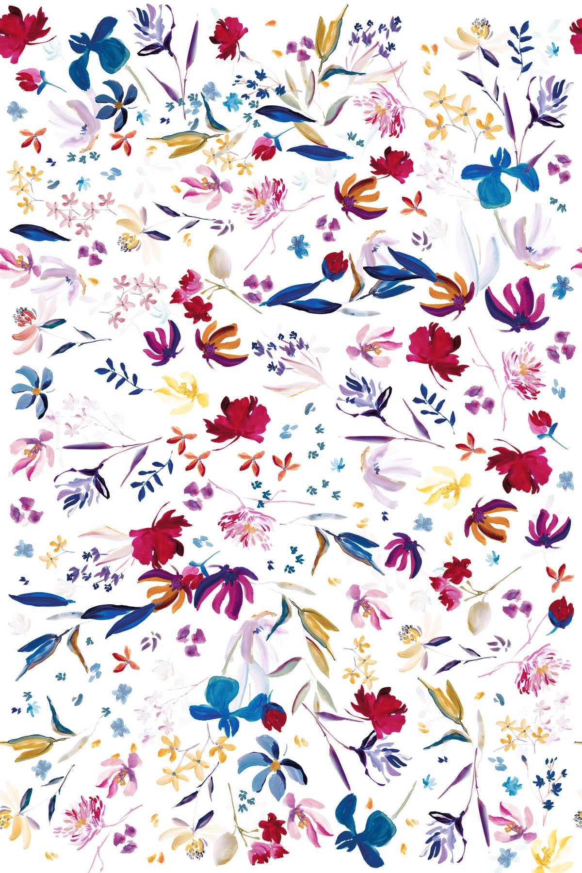 Tissu imprimé artistique Bloom (au mètre)