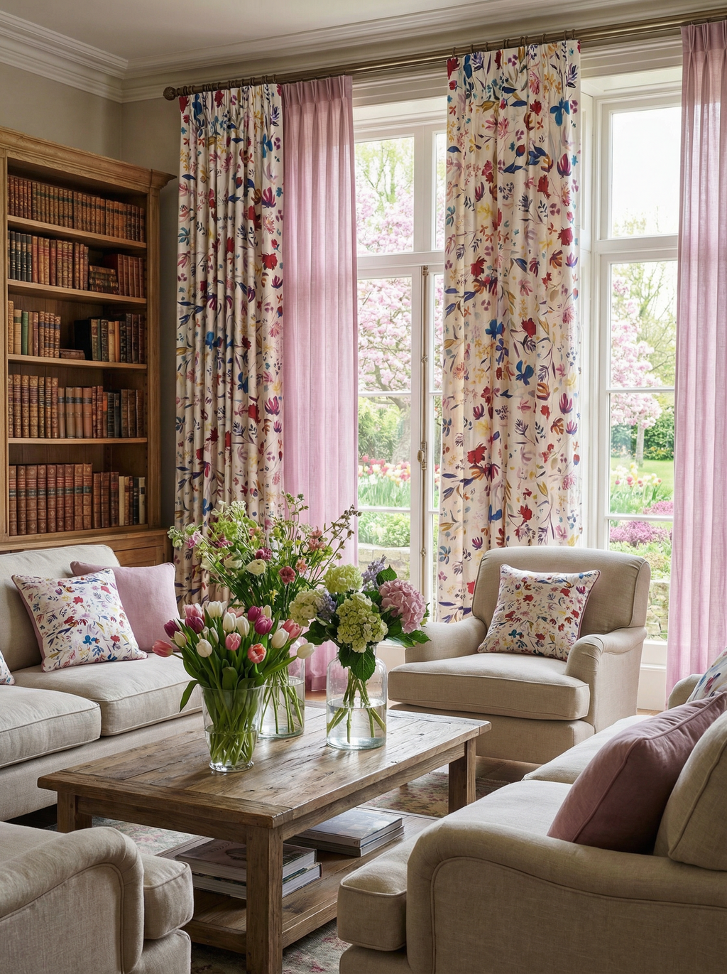 Bloom Art Print Fabric (By the Meter)