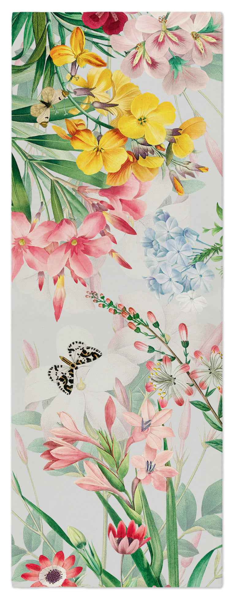 Cotton Satin Runner «Blooming» 100% Made in Italy